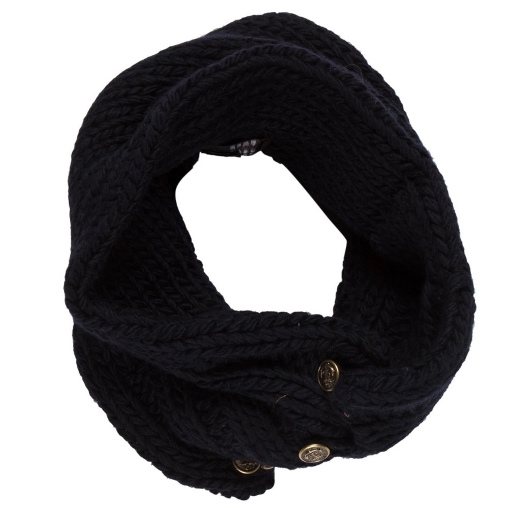 Marc Jacobs Navy Wool Neck Warmer